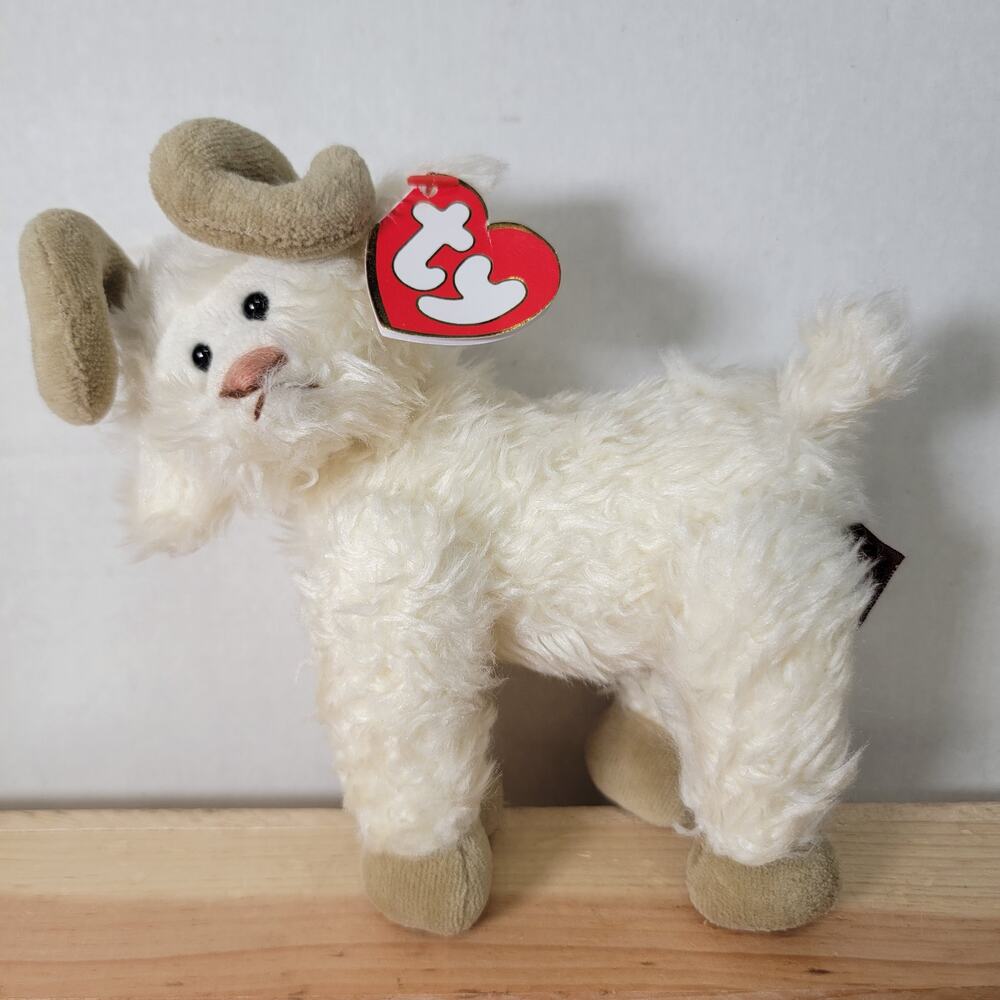 VTG. TY The Attic Treasure Collection "Ramsey Little Lamsadivy" Ram Plush w/ Tag
